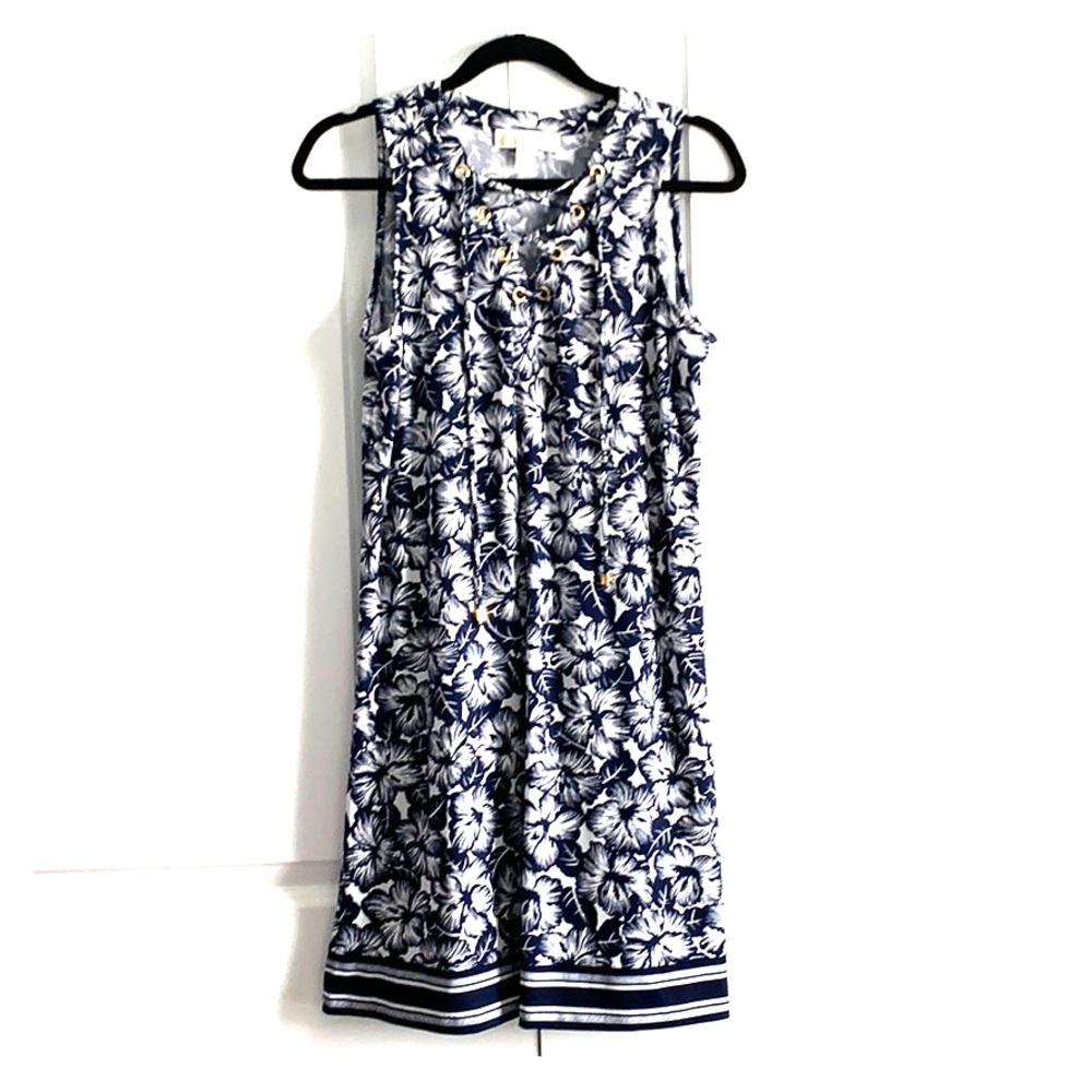 Beautiful Blue Sleeveless Michael Kors Dress